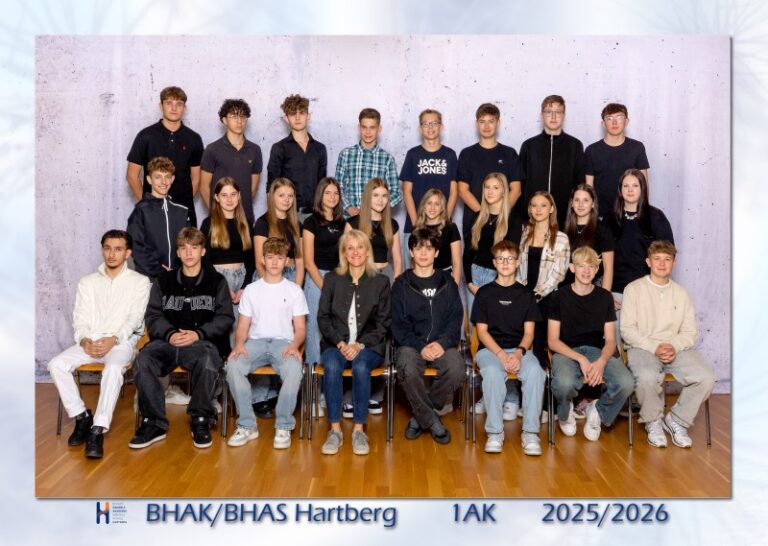 Schulklassen 2025_26 - BHAK Hartberg